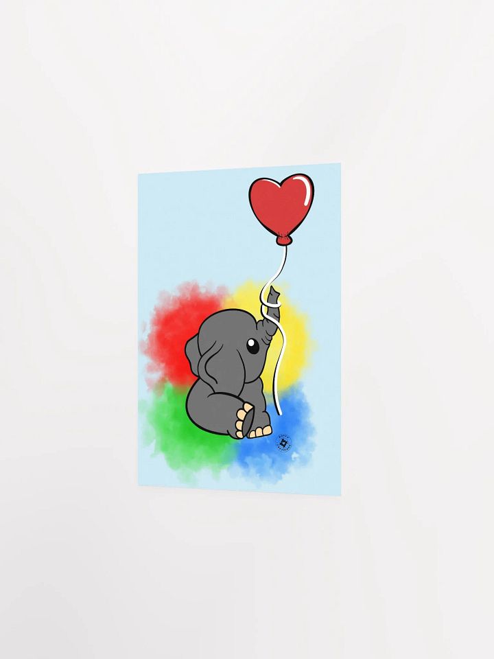 Loveable Elephant Matte Poster product image (3)