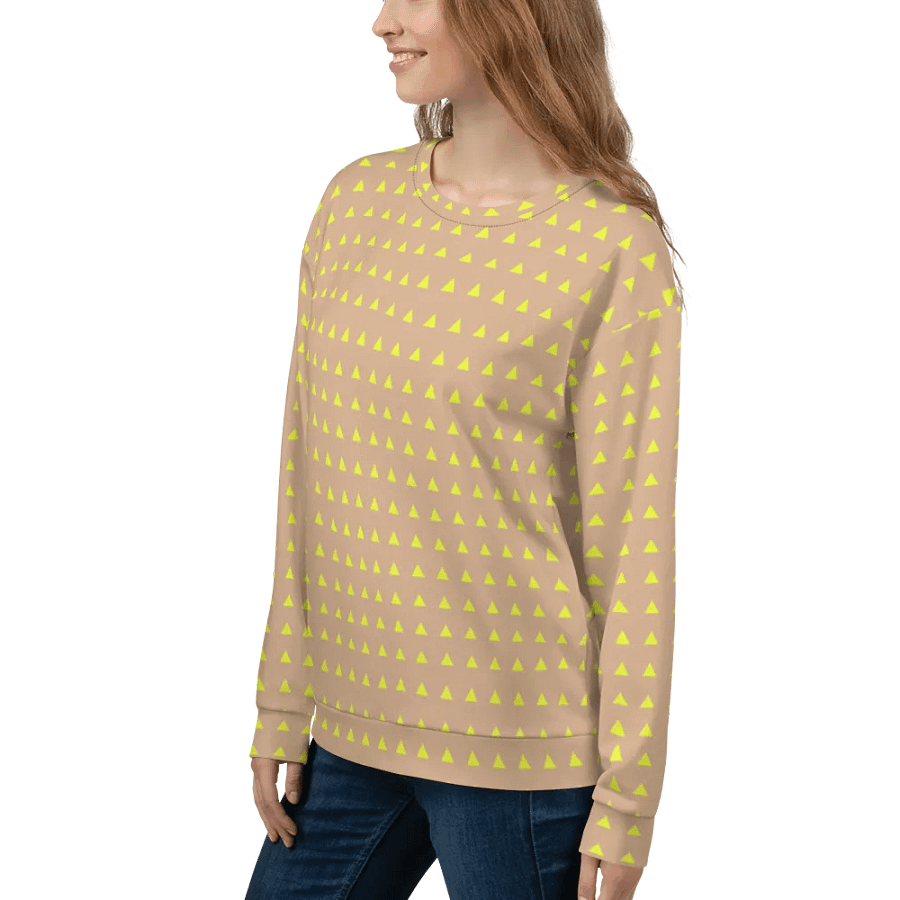 Neon Triangles Yellow Sweatshirt product image (11)