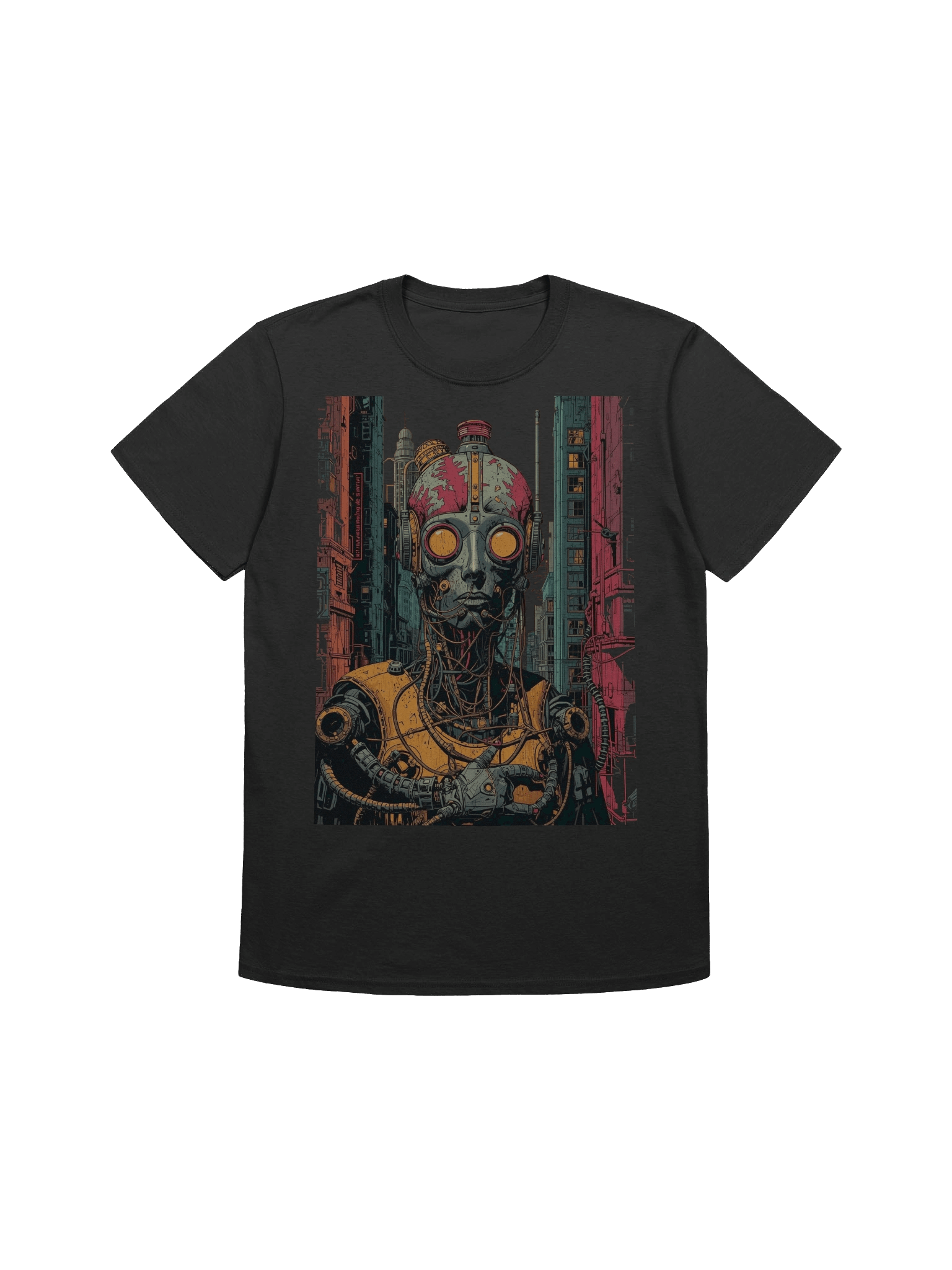 Dystopian Cyborg Punk T-Shirt product image (1)