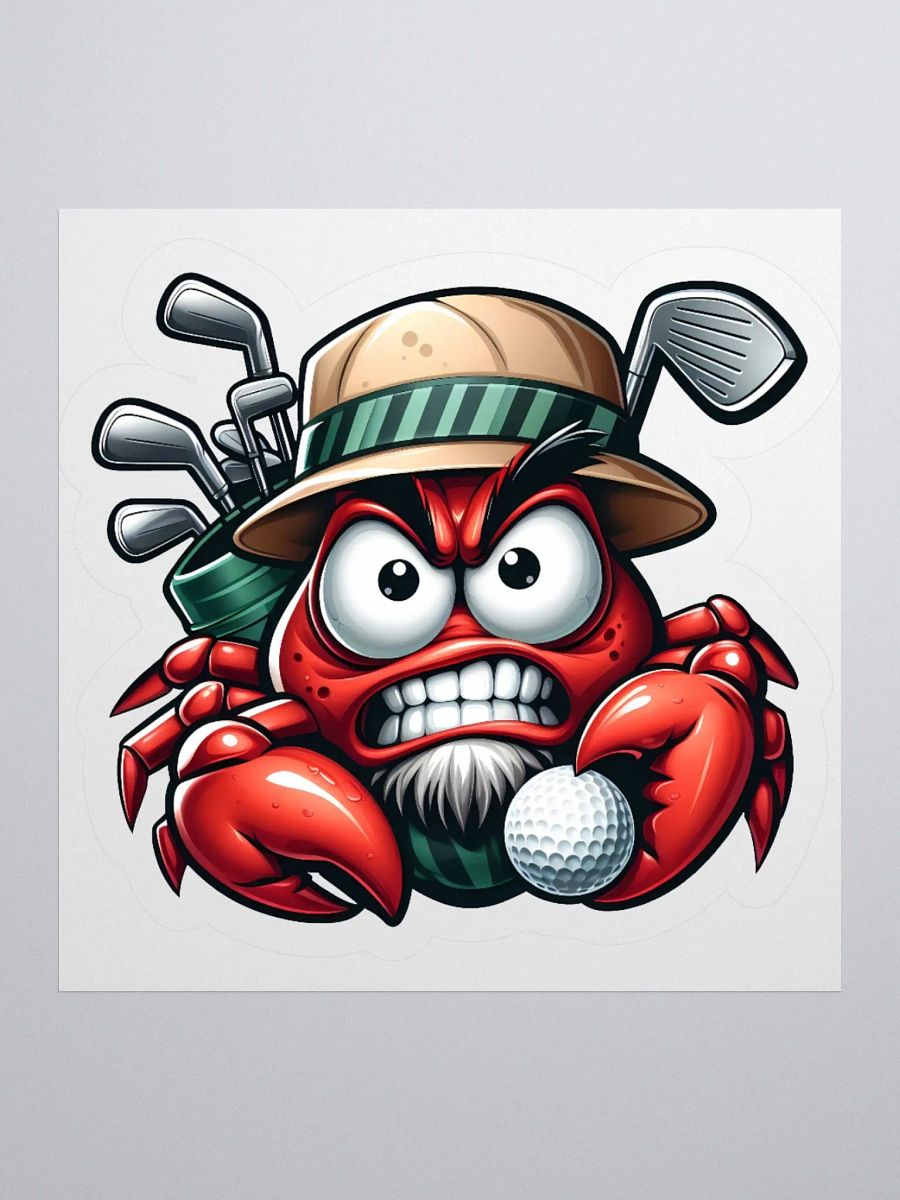 Crabby Golfer Sticker product image (3)