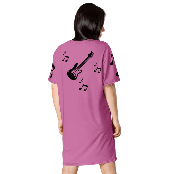My Guitar (art by Dina R.) acrylic painting picture - T-Shirt Dress product image (2)