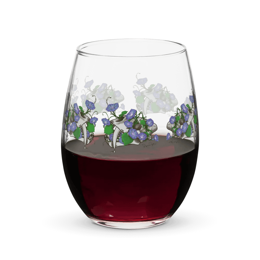 Morning Glory Smilodon Wine Glass product image (5)