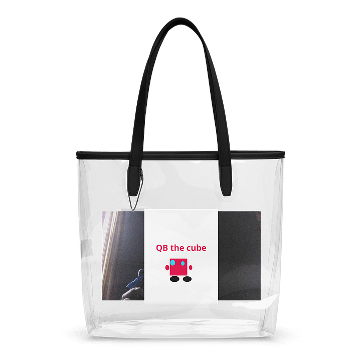 funny Clear Tote: Spacious and Stylish product image (2)
