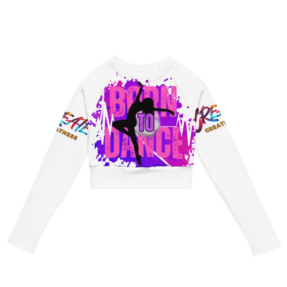 Born to Dance Her Silhouette Dynamo Long Sleeve Crop Top product image (2)