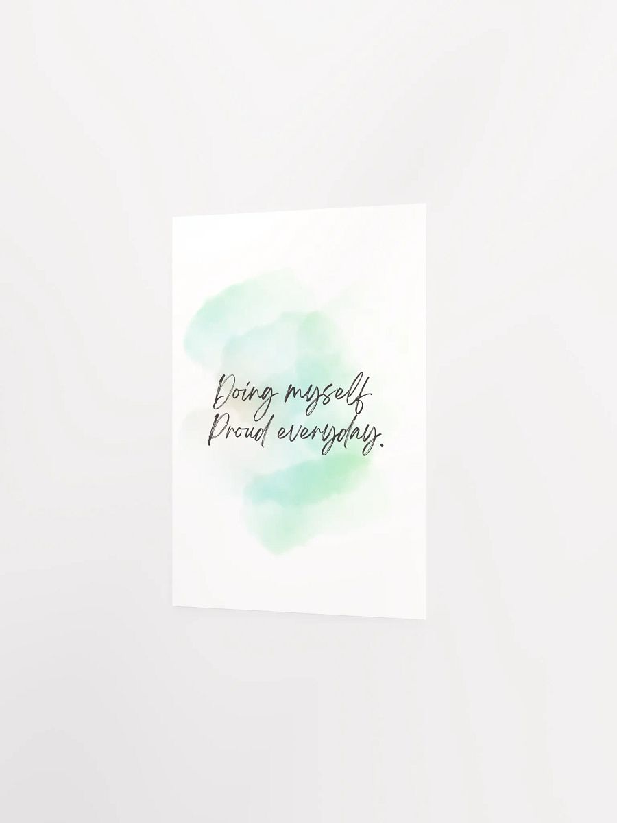 Doing Myself Proud Everyday Motivational Print product image (4)