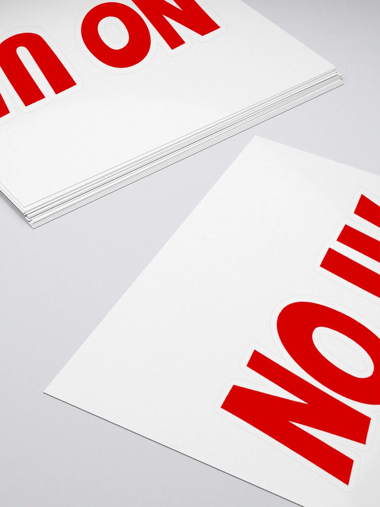 No U Sticker product image (10)