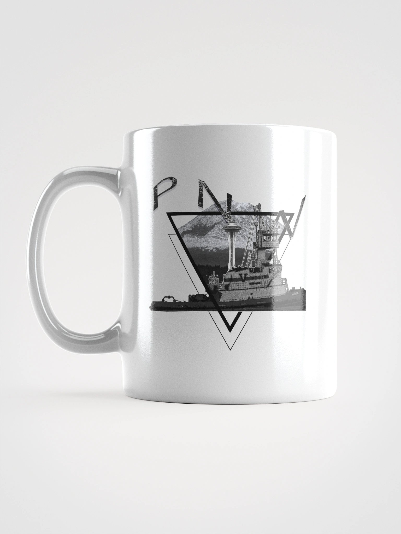 Hudson VB Triangle-Mt Raine- PNW Mug 11oz, 15oz, & 20oz product image (1)