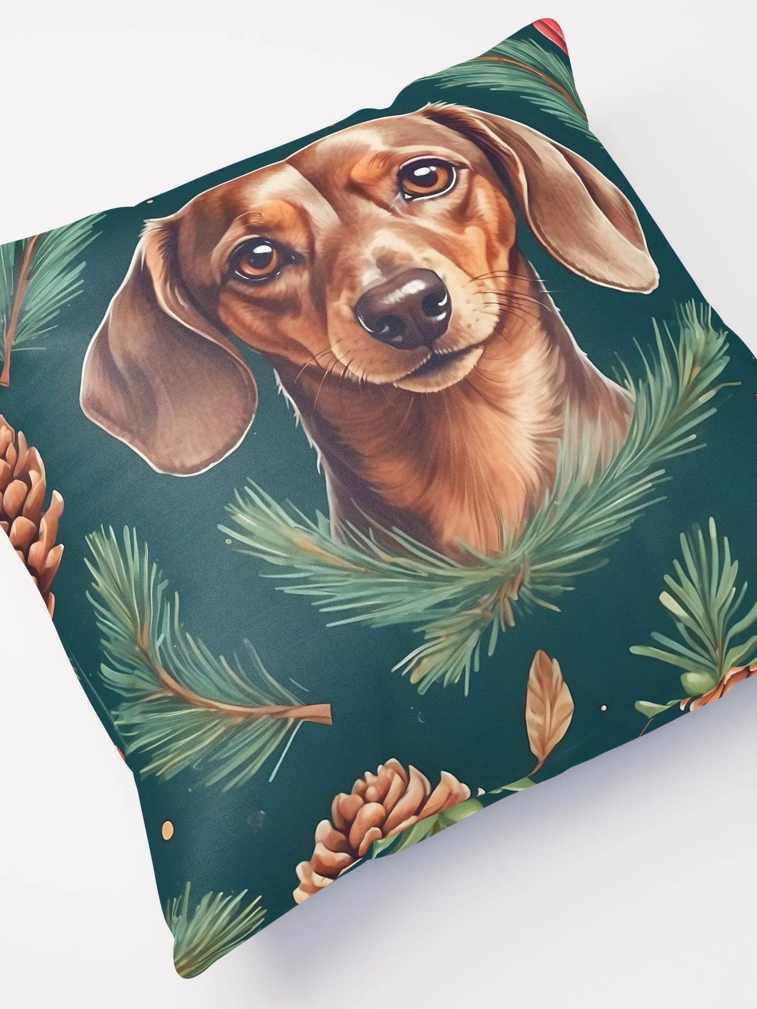 Dachshund Amidst Festive Flora product image (7)