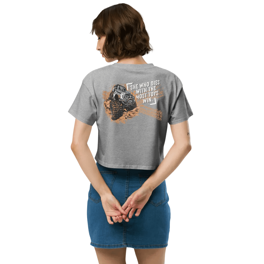 Ladies 'Most Toys' Crop Tee product image (7)