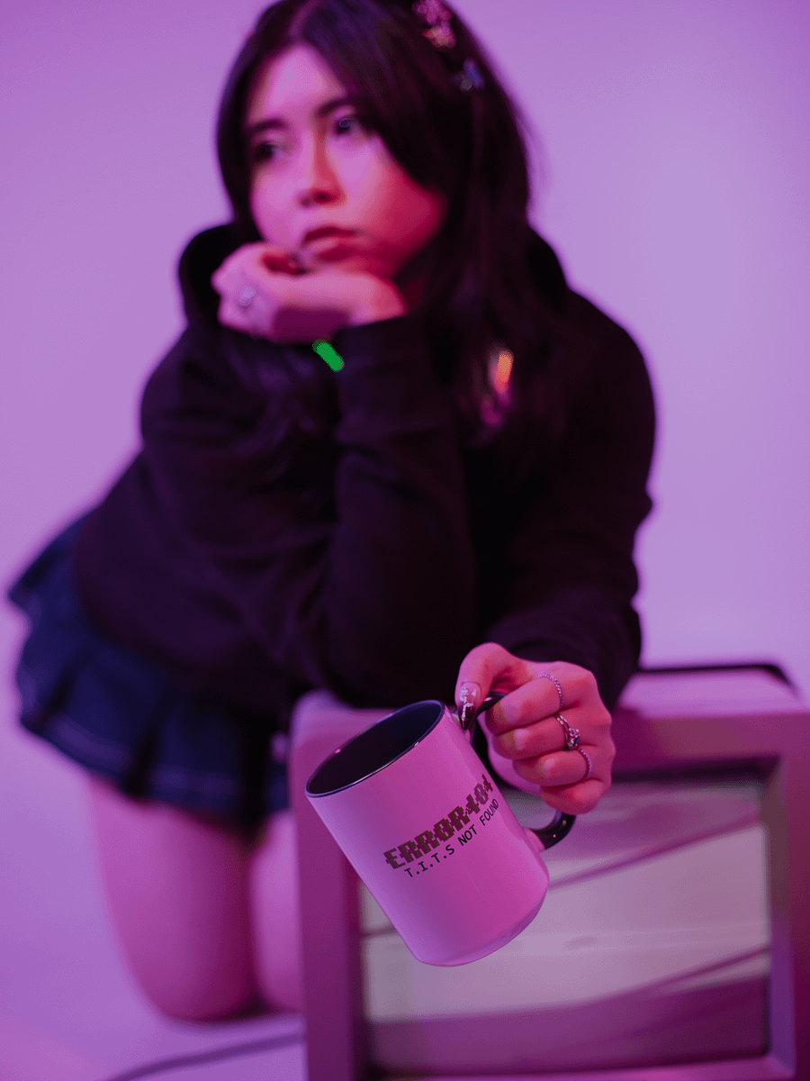 ERROR404 T.I.T.S NOT FOUND Enamel Mug product image (3)