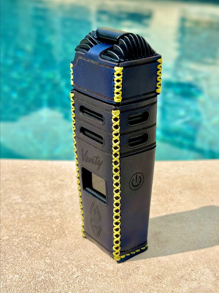 Leather SedHed Venty Case - Blue and Yellow product image (1)