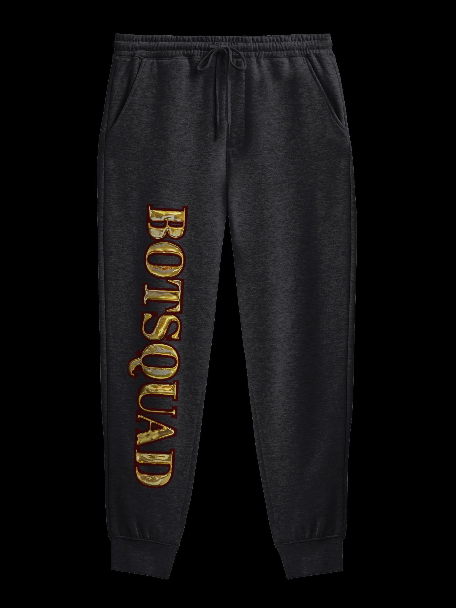 Reflective Gold 'BOTSQUAD' Joggers product image (1)
