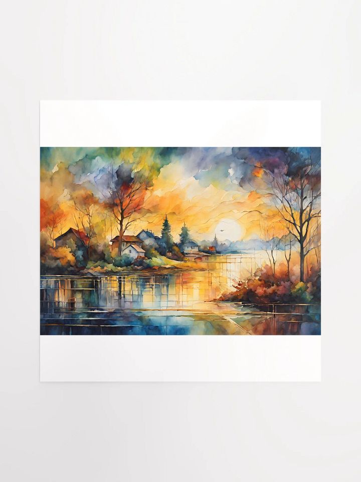 Sunset Serenity by the Riverside Poster product image (2)