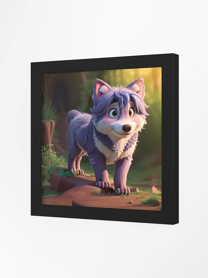 Endangered Species - Mexico - Mexican Wolf Eco-Friendly Ayous Wood Framed Poster product image (2)