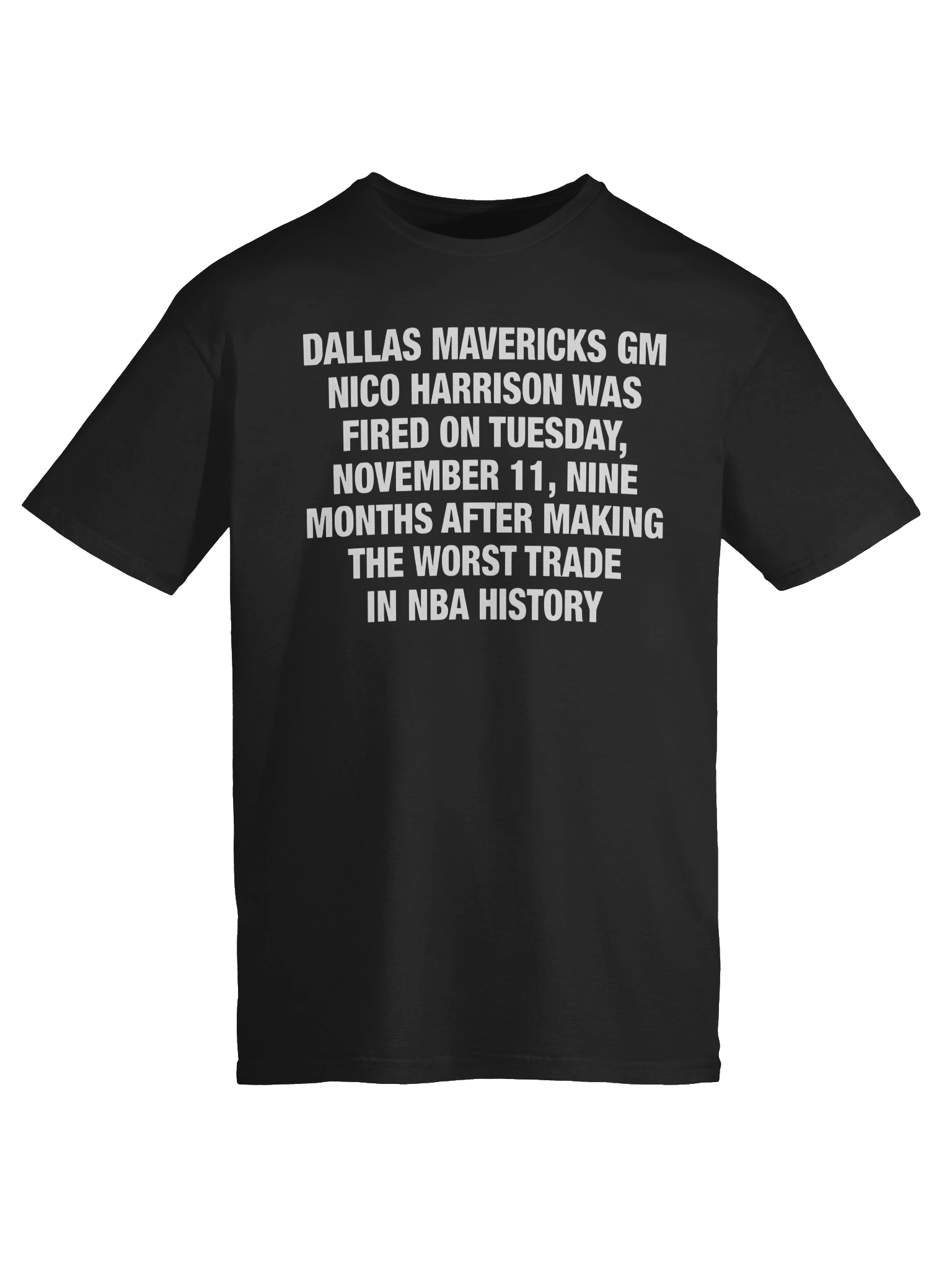 Dallas Mavericks GM Nico Harrison T-Shirt product image (6)