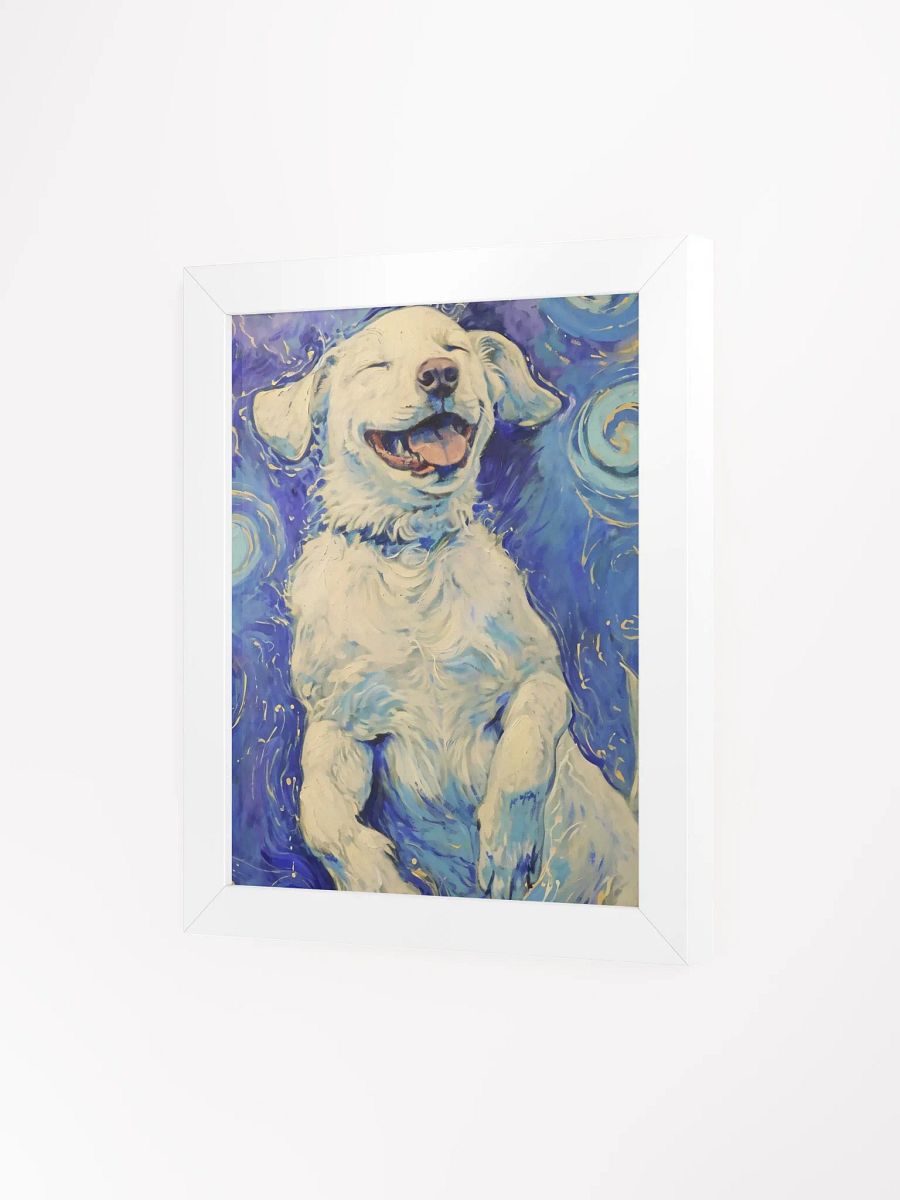 Whimsical Van Gogh Inspired Dog Poster product image (3)