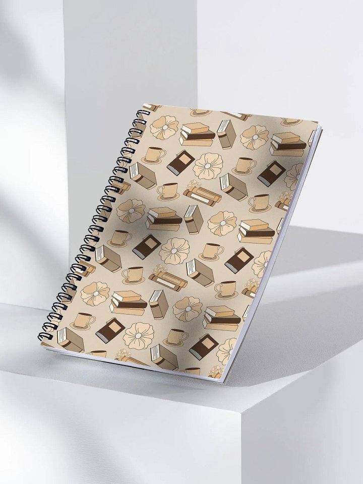 Cozy Bookworm Spiral Notebook product image (2)