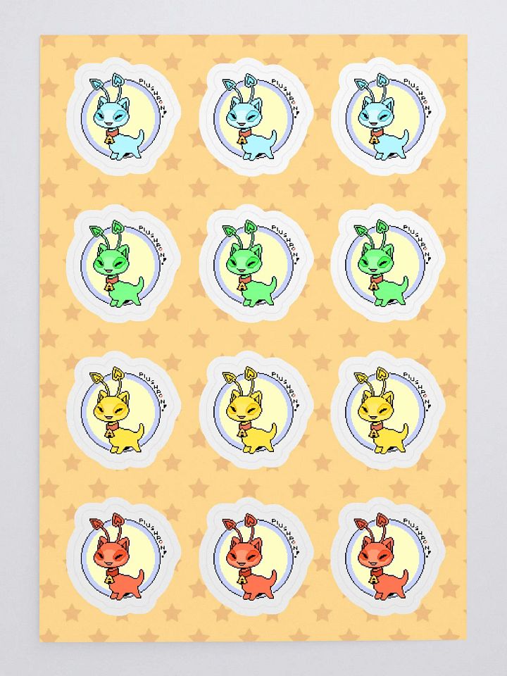 ⭐ Adopt An Aisha! Sticker Sheet | By Plushpon product image (1)