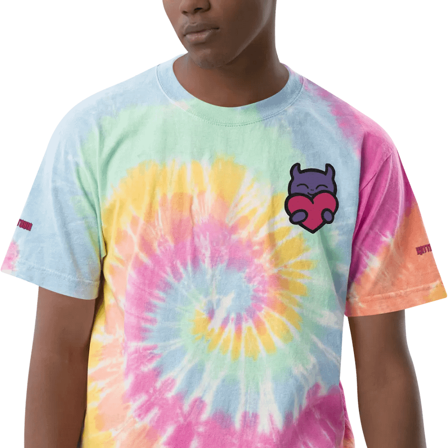 Tie Dyed Jeffrey Heart Shirt product image (9)