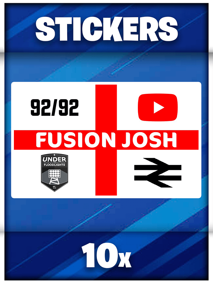 Fusion Josh England Stickers! product image (1)