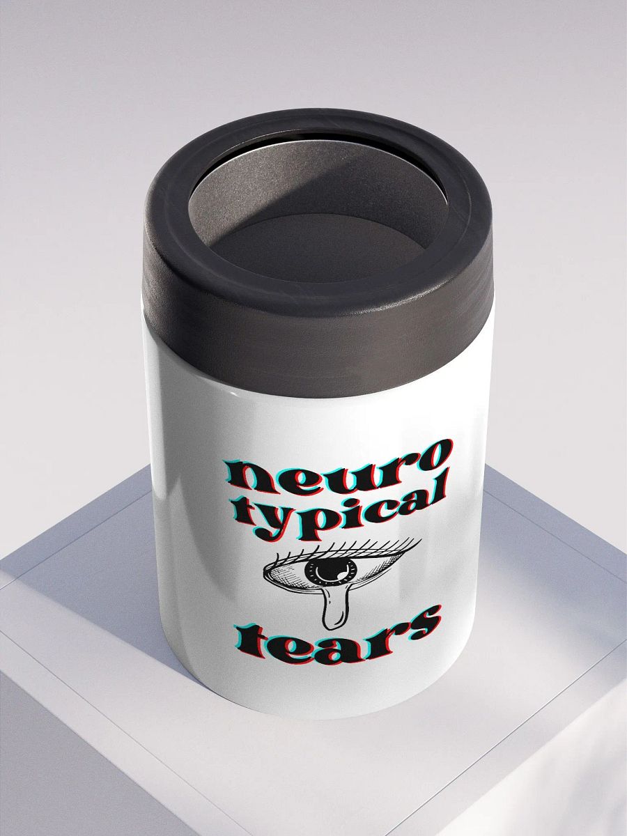 NEUROTYPICAL TEARS stainless steel koozie product image (2)