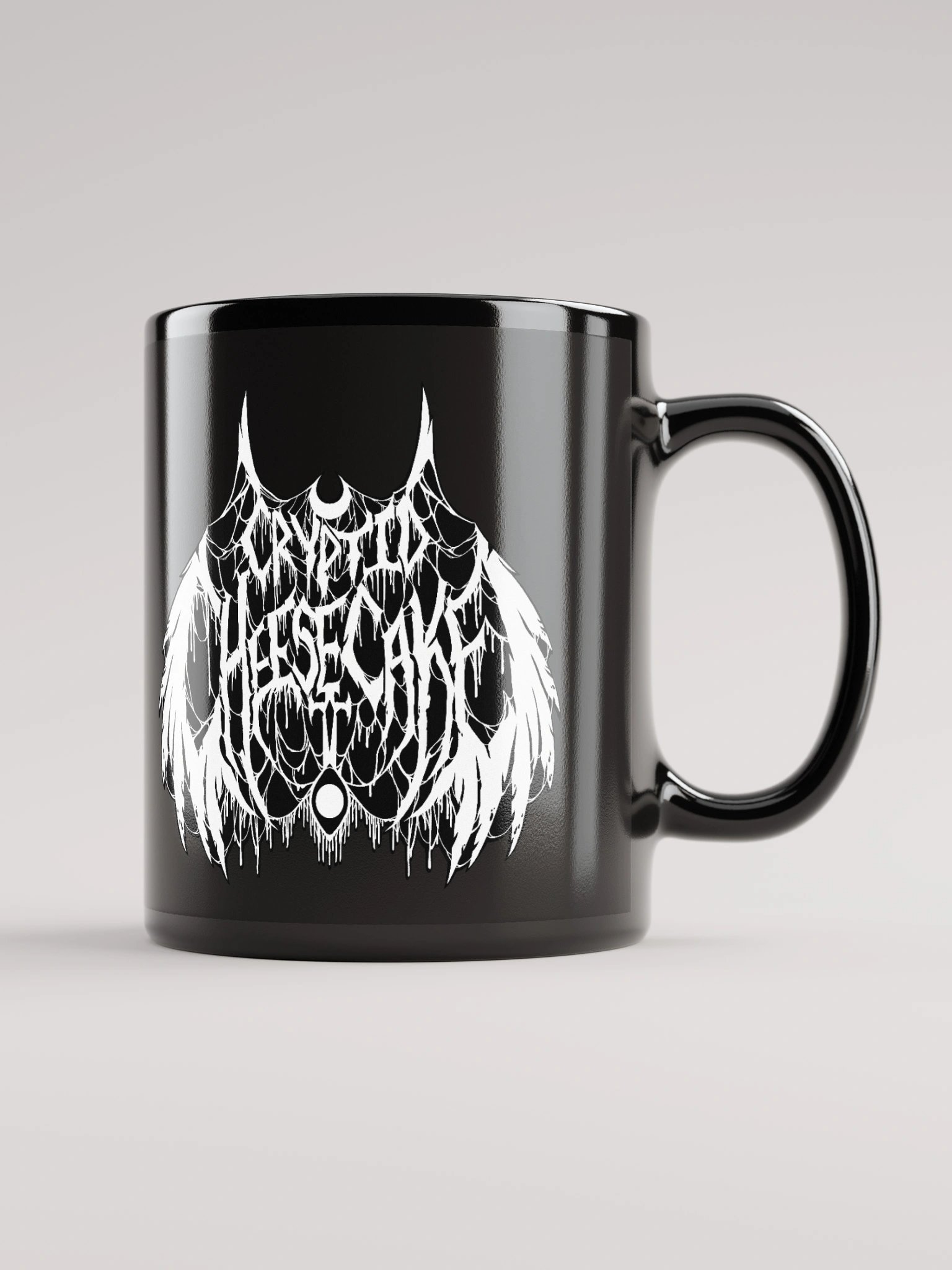 CryptidCheesecake Coffee Mug || Metal Logo product image (2)
