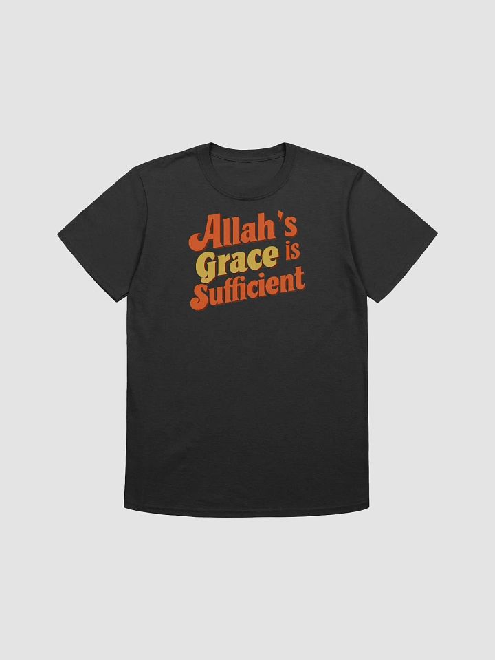 Allah’s Grace is Sufficient - Uplifting and Inspirational Graphic Tee product image (1)