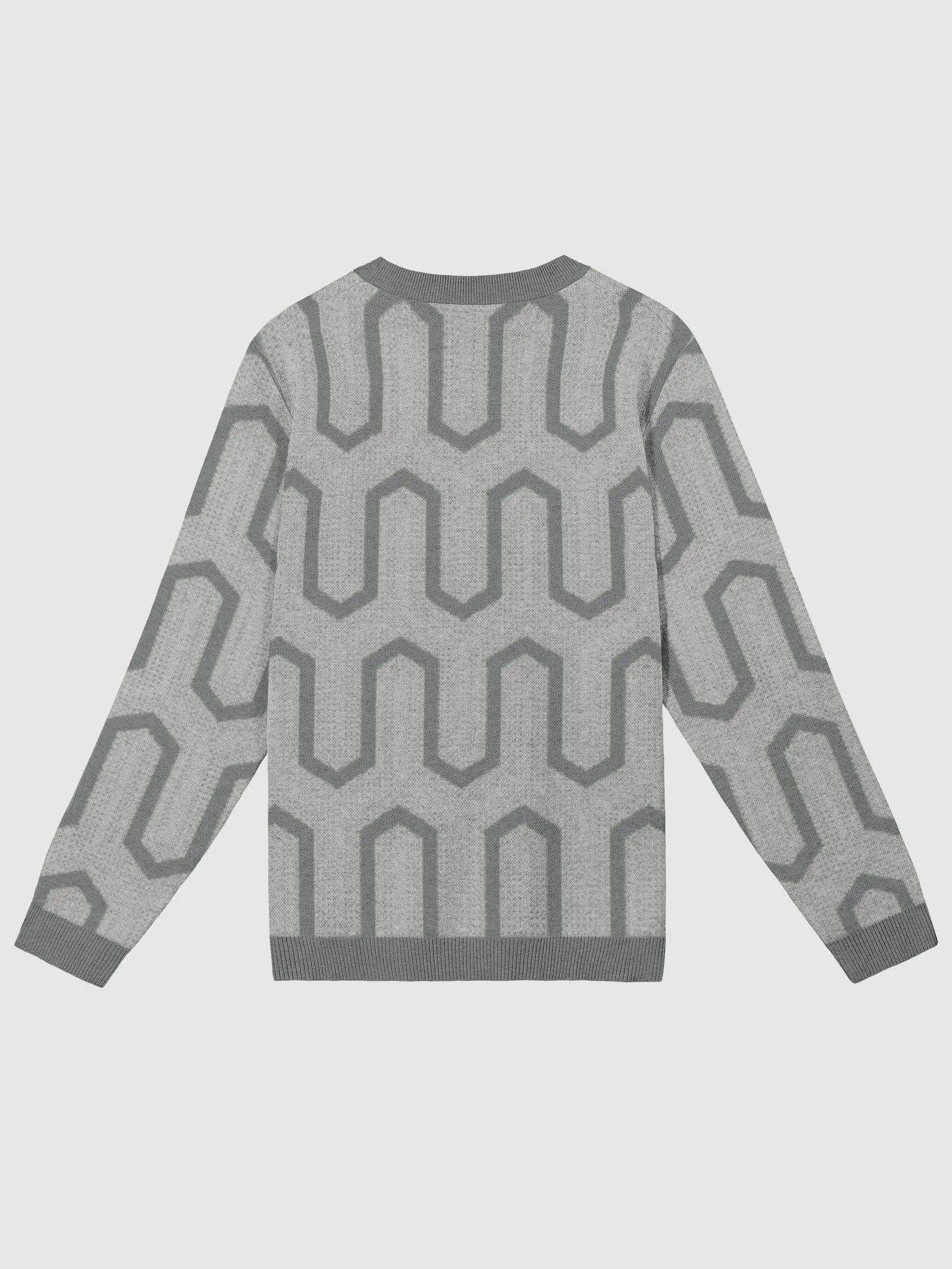 Geometric Mosaic Jacquard Crewneck product image (8)