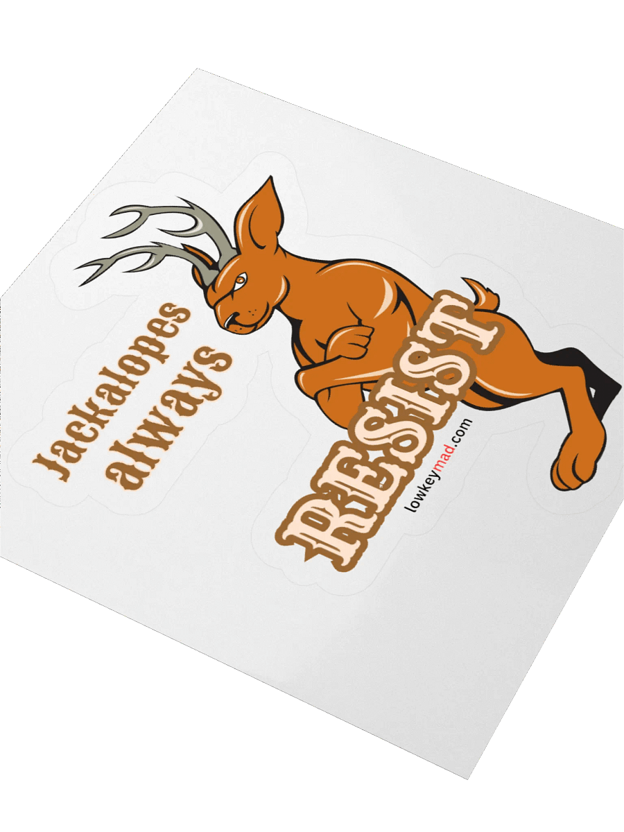 Jackalopes Resist Sticker product image (6)