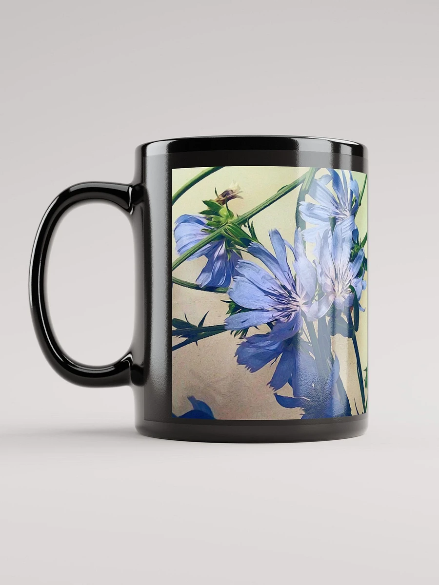 Blue Wildflower Black Coffee Mug product image (12)