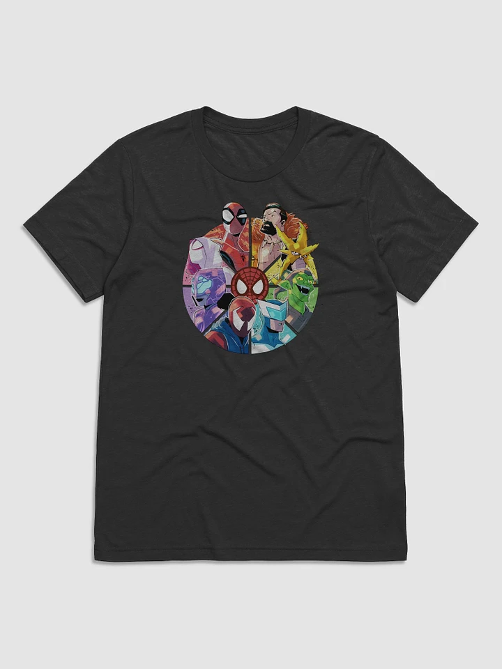 Spider-Man characters colorwheel T-shirt product image (1)