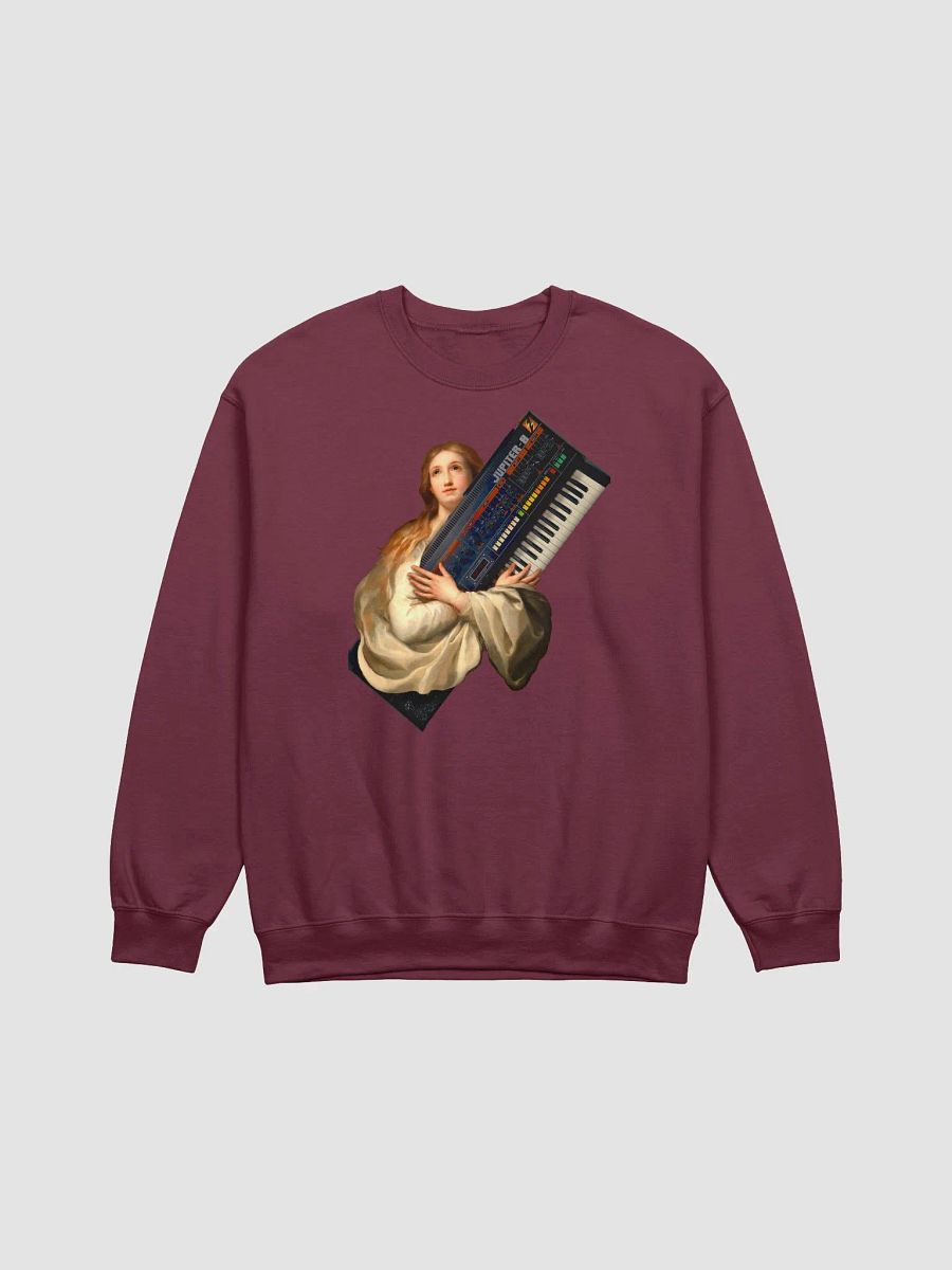 The Inmaculate Jupiter Conception by Frank Fonik (Roland Jupiter-8) Techno EDM Classic Crewneck Sweatshirt product image (2)