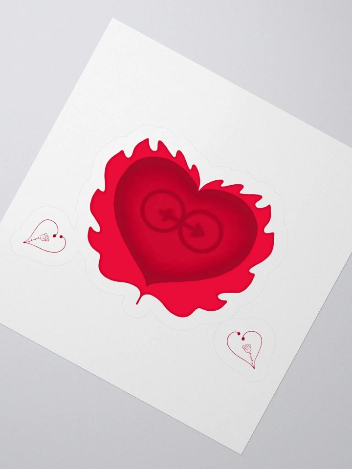 Eternal Love Kiss Cut Stickers product image (7)