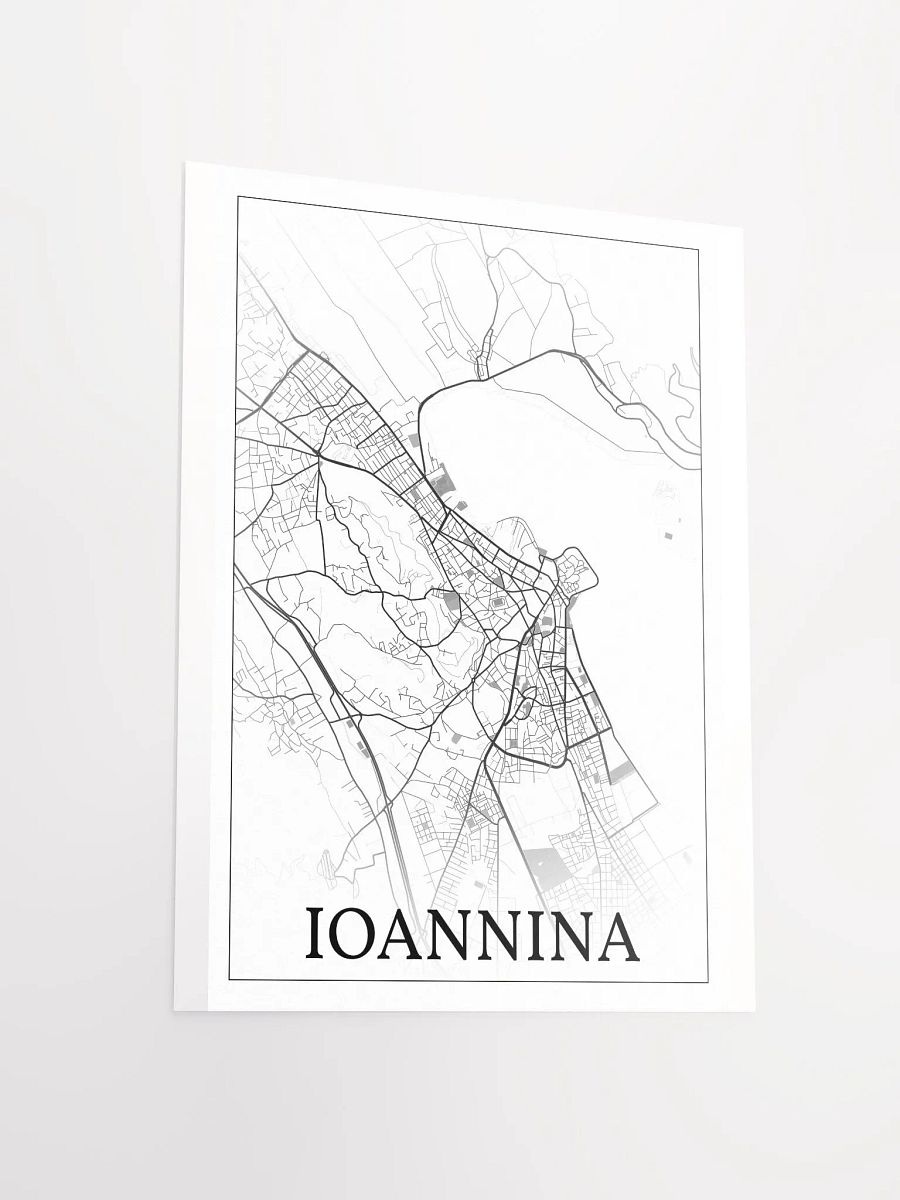 Ioannina, Greece, city map print product image (14)