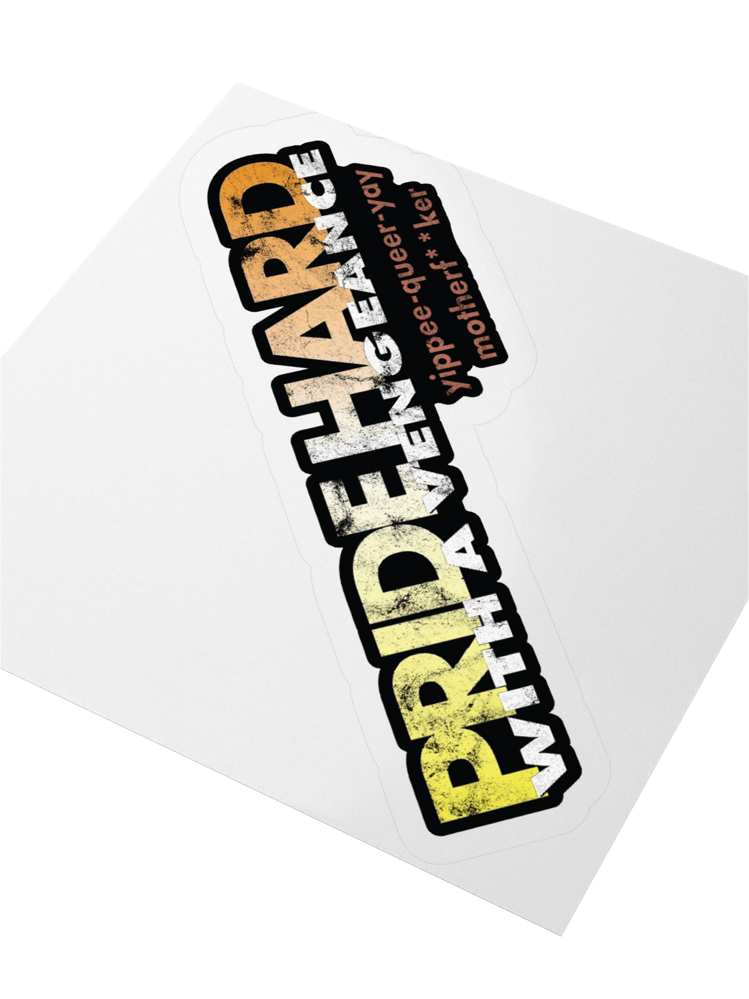 Maverique "Pride Hard" Sticker product image (8)