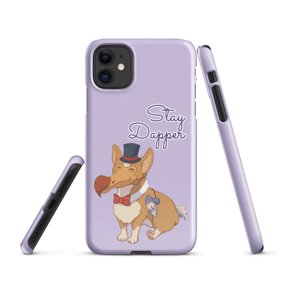 Dapper Dodo in Disguise Snap Case - Fog product image (1)