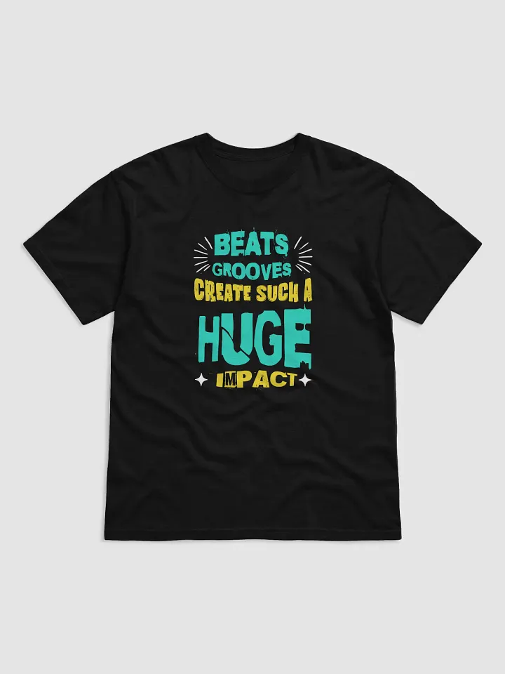 Turquoise Beats & Grooves Heavyweight Tee product image (1)