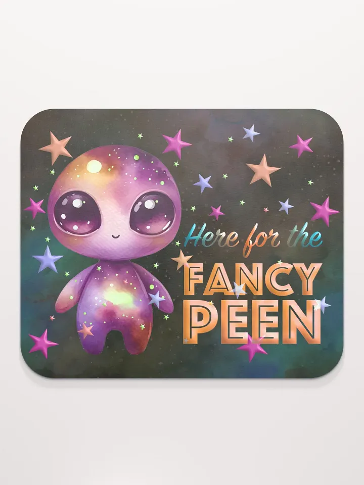 Fancy Alien Mouse Mat (Magenta Dude) product image (1)