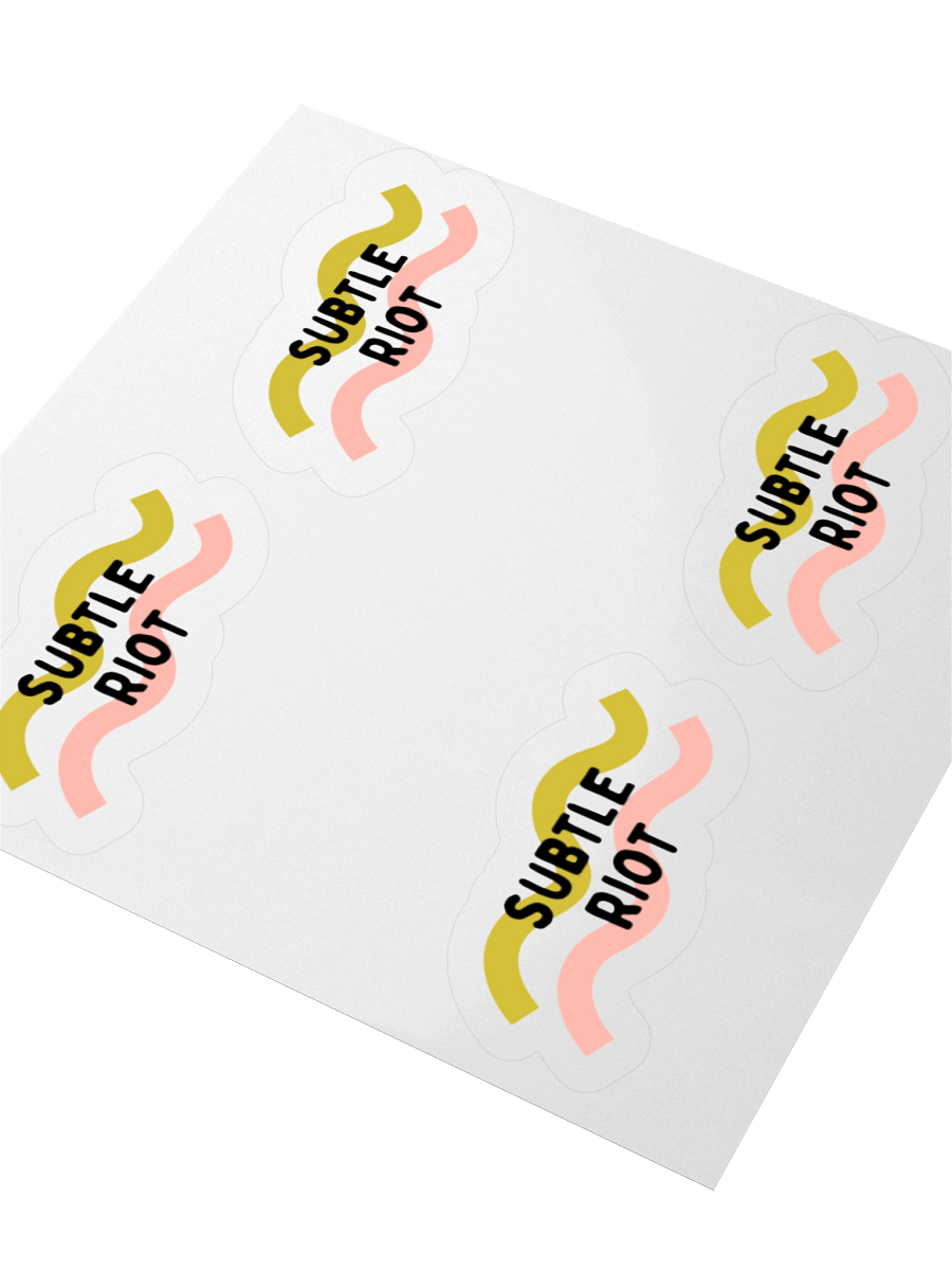Subtle Riot Kiss Cut Sticker Set product image (3)