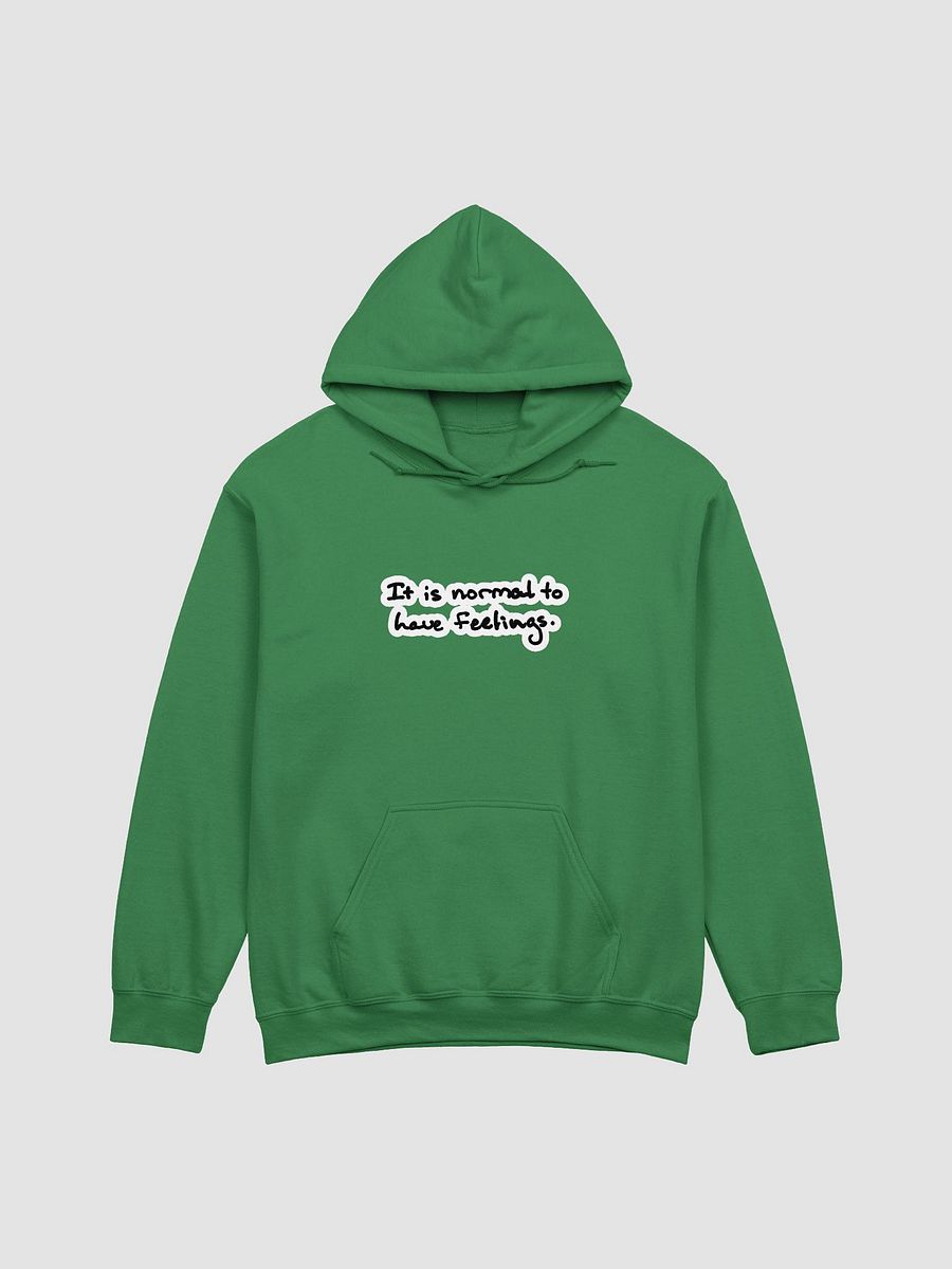 It is normal to have feelings. (bubble design) classic hoodie product image (38)