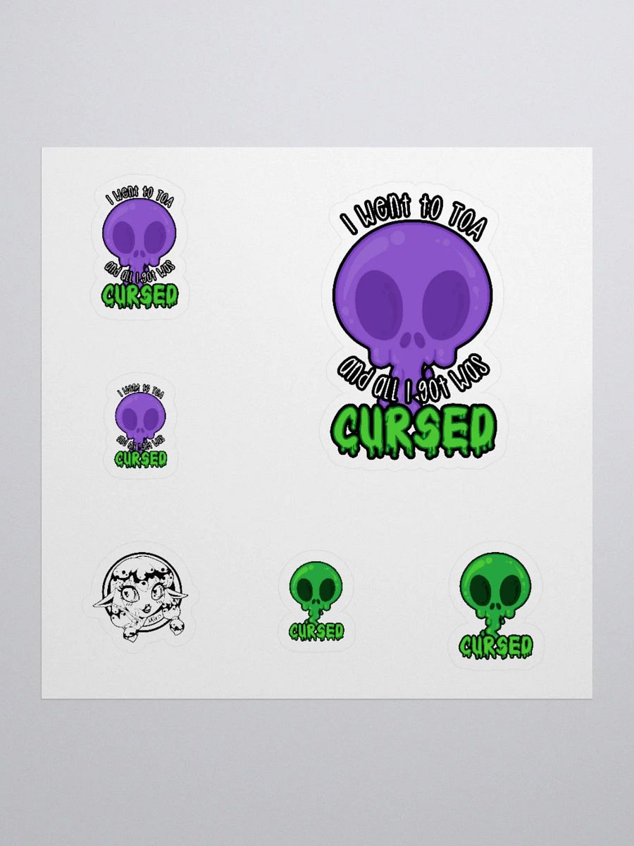 All I Got Was Cursed - Warlock - Sticker Sheet product image (1)