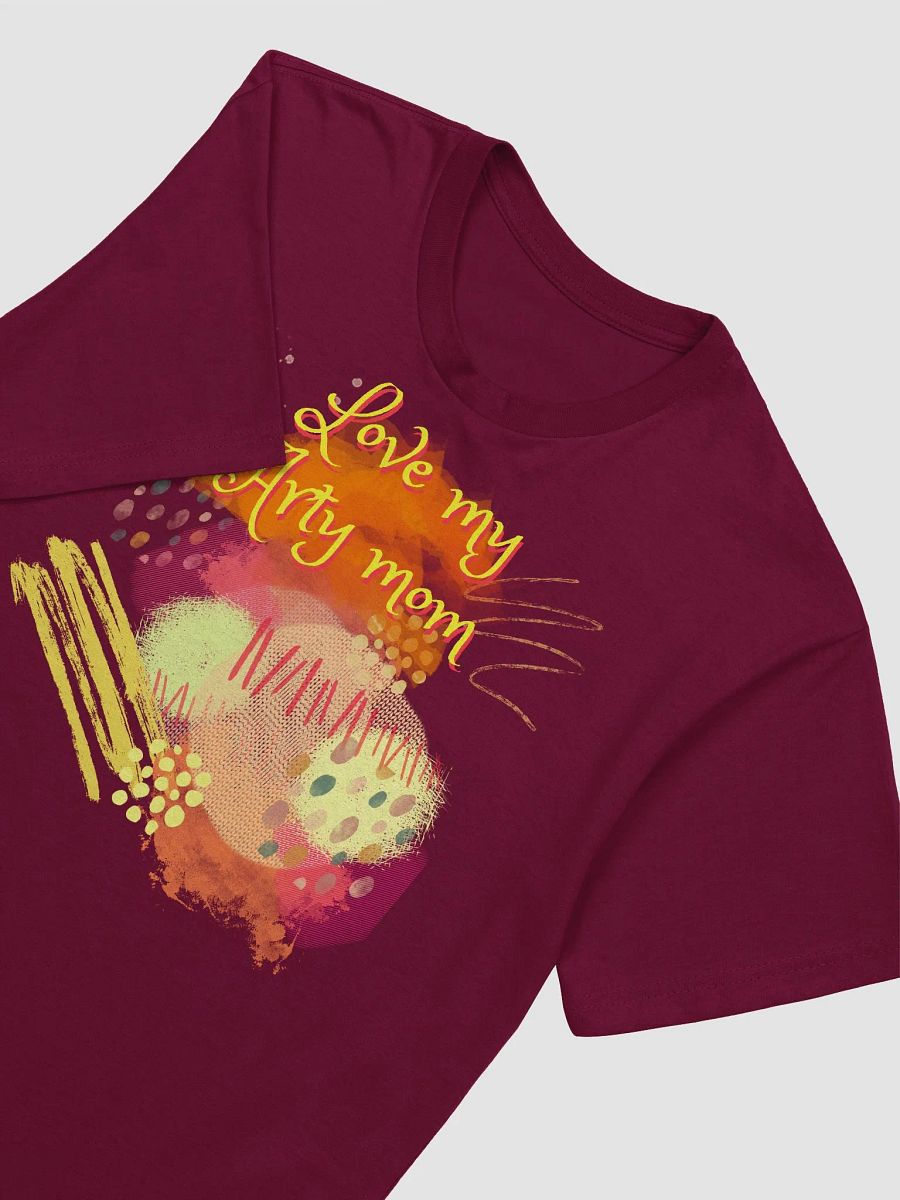 Trendy T shirt in warm orange and yellows 