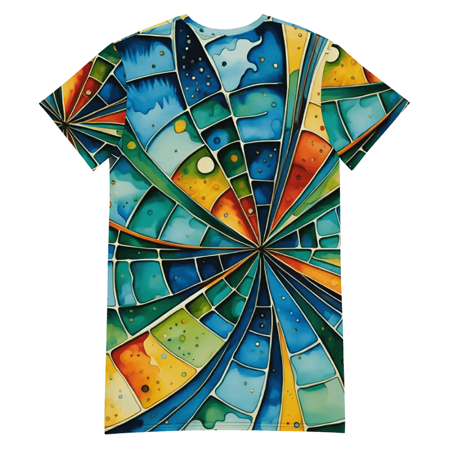 Kaleidoscope Dream T Shirt Dress product image (2)