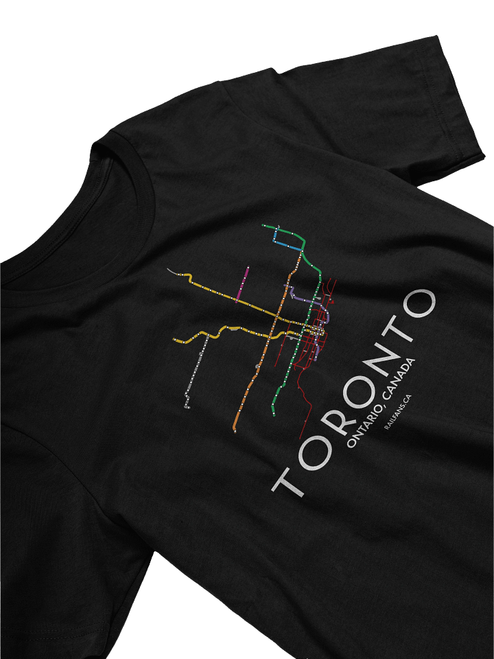The Rail Fans Canada Map T-Shirt - Toronto product image (2)