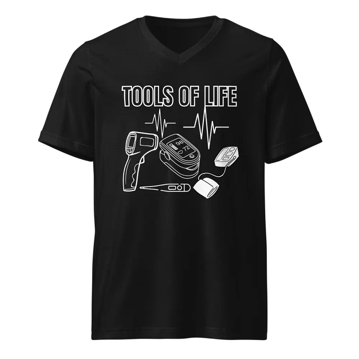 Tools of life, Work Mode Activated V-Neck Tee product image (1)