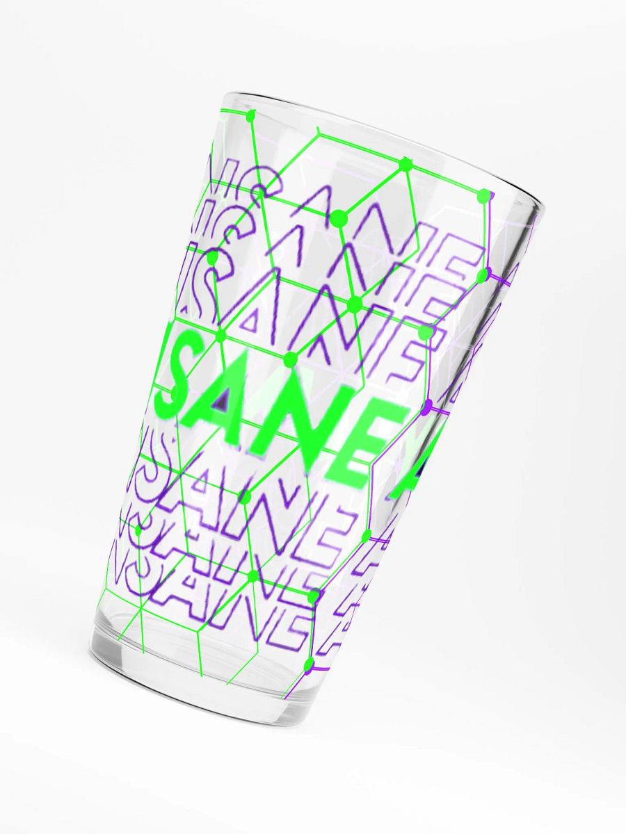 Insane Asylum Pint Glass product image (6)