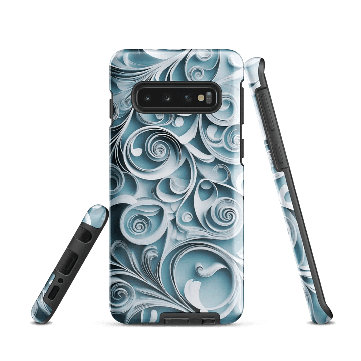 Swirling Blue Abstract Samsung® Tough Case product image (1)