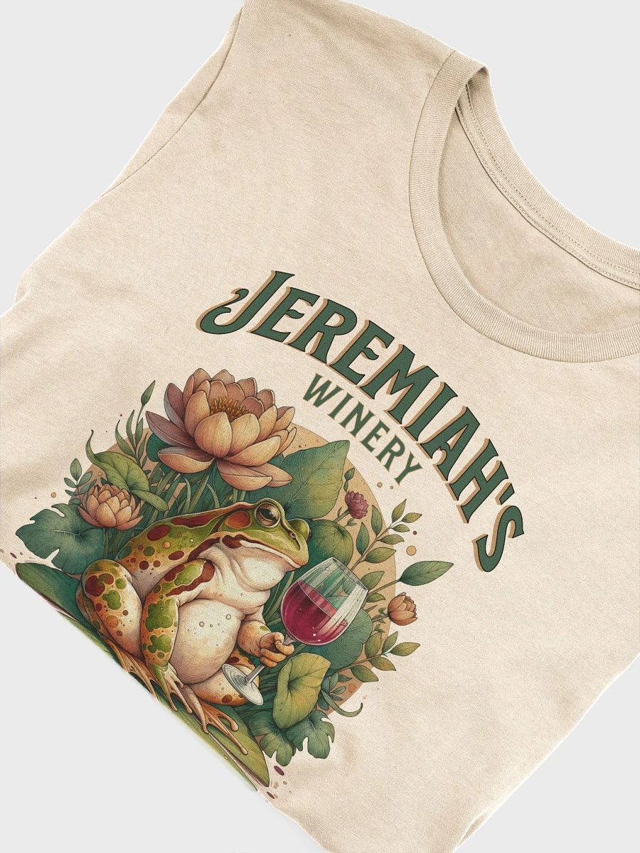 Funny Wine Lover Jeremiah's Winery Bullfrog T-shirt product image (33)