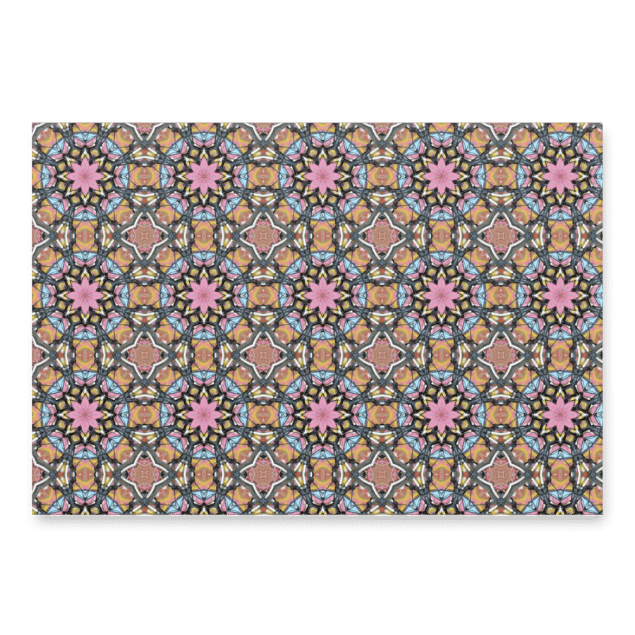 Bike Kaleidoscope Pattern WRAPPING PAPER product image (3)