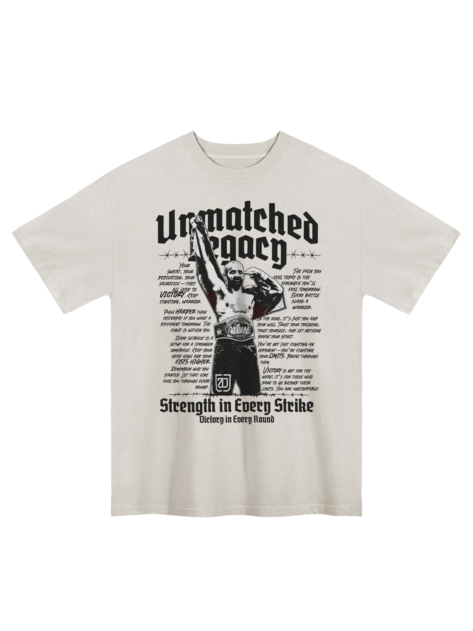 Oversized T-shirt - Unmatched Legacy by Zaur Dzhavadov product image (1)